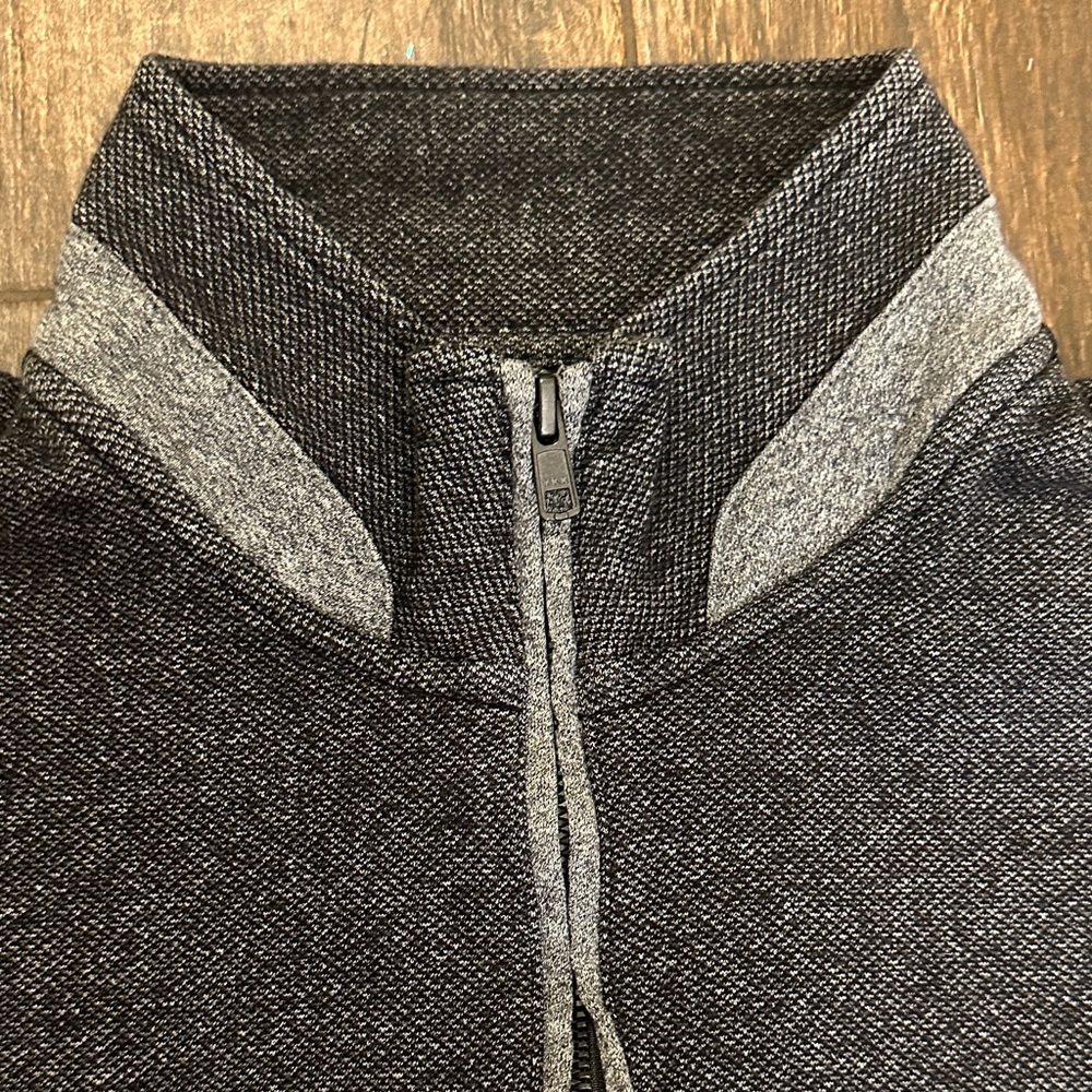 Murano Liquid Luxury Quarter Zip Pullover Sweater Gray Mens XL - Picture 2 of 9
